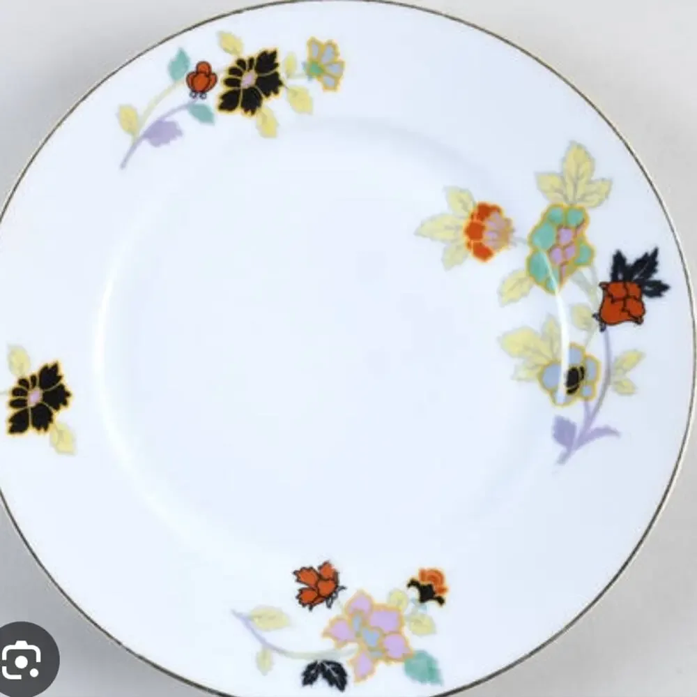 Pirkenhammer Floral Patterned White Dinner Plates Set Of 4